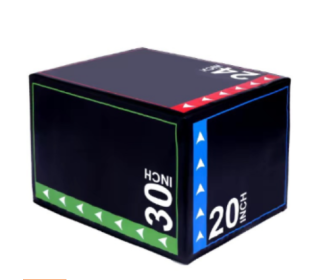 Three-in-one Jumping Training Box, Jumping Box Trainer, Anti-slip Multi-purpose Buffer Elastic Jumping Box--10lb