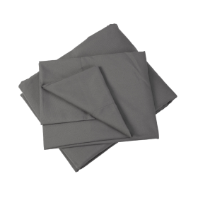 Bedding King Bed Sheets Set - 4 Piece Bedding - Brushed Microfiber - Shrinkage And Fade Resistant - Easy Care  King, Grey