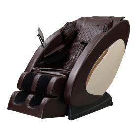 Massage Chairs  Full Body Massage Recliner With Foot Roller,Airbag Massage SL Track, Zero Gravity, Bluetooth Speaker,Brown