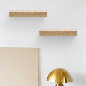Floating Shelves  11.8 Wall Mounted Wood Shelves For Bathroom, Bedroom Living Room Kitchen Hanging Shelf For Books Storage Decor With Invisible Bracke
