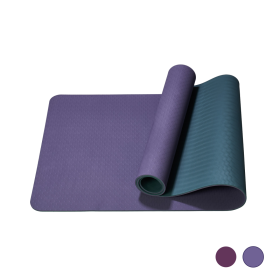 Yoga Mat, Exercise Yoga Mat With Non-Slip Design, Professional TPE Exericise Mat, 72 X 24  Multi-Purpose Workout Mat For Women, Pilates Fitness And Fl