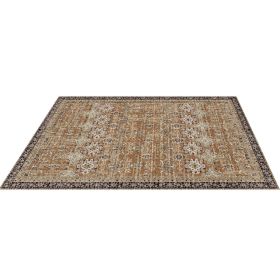 VEVOR Area Rug, 8 x 10 ft Large Washable Rug, Non-Slip and Tear-Resistant Soft Carpet, Pet & Child Friendly Vintage Area Rugs, Indoor Mat for Bedroom
