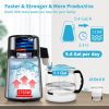 VEVOR 1.1Gal Water Distiller, 0.4Gal/H, Distilled Water Maker Machine 1750W 0-99H Timing Dual Temp Display