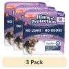 (3 pack) Lavender Scent OdorEliminating Dog Pads, Regular Size, 21 in x 21 in, 50ct