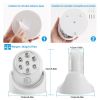 Wireless LED Spotlight 90 ° Motion Sensor Night Lamp 360°Rotate Cordless Stairs Lights Battery Operated w/23ft Sensing Range for Closet Bathroom