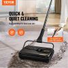 VEVOR Carpet Sweeper, 7.87 in Sweeping Paths, Floor Sweeper Manual Non Electric