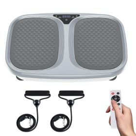 Vibration Plate Fitness Machine - Comprehensive Body Exercise Fitness Platform - Specialized For Home Gyms - Equipment (Option: grey)