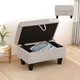 Pickup Only--Off-White Flannelette 3-Piece Living Room Sofa Set (Option: F09801.O)