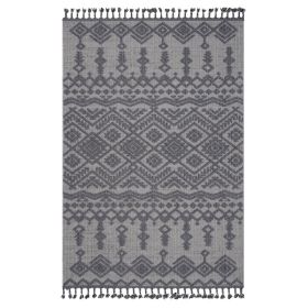 Guros C Ollection 6X9 White  Gray  Traditional Indoor  Outdoor Area Rug (Option: White Gray)