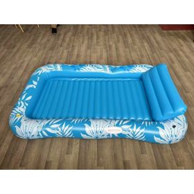 Inflatable Maple Leaf Floating Bed Swimming Ring Backrest Float Raft (Option: Maple Leaf Spray Pond-214x145cm)