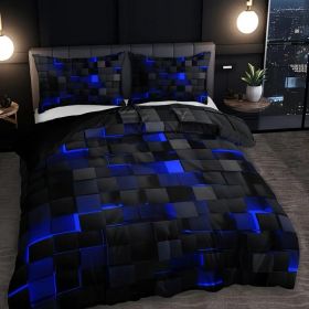 Abstract Grid Series Quilt Cover Digital Printing Bedding (Option: 6 Style-135x 200 Two Pieces)