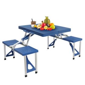 [Same Model Code: 01976802]Siamese Folding Tables And Chairs-Plastic PS Thickening (Option: defaulttitle)
