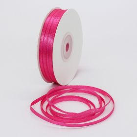 0.3cm Double-sided Ribbon Fashion (Option: Rose Red-0.3cm)
