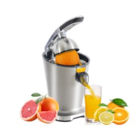 Electric Citrus Juicer, Automatic Juicer, One-button Operation, High Juice Output Rate, Easy To Clean (Option: Silver)