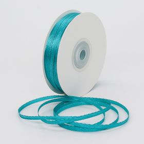 0.3cm Double-sided Ribbon Fashion (Option: Peacock blue-0.3cm)