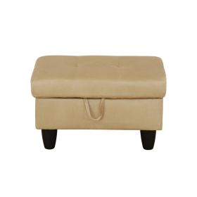 Pickup Only--Beige Flannel 3-Piece Living Room Sofa Set (Option: F09713.O)