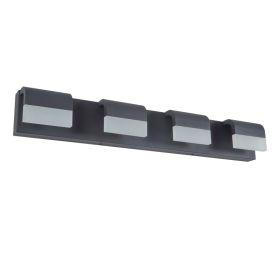 4-Light Acrylic Matte Black Bathroom Vanity Mirror Light For Mirror, Shower, And Bathroom Decor (Option: Default)