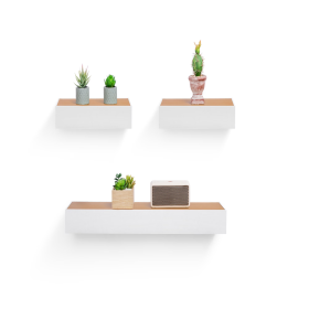 Floating Shelves  23.62 Wall Mounted Wood Shelves For Bathroom, Bedroom, Living Room, Kitchen, Hanging Shelf For Books Storage Decor With Invisible Br (Option: Walnut)