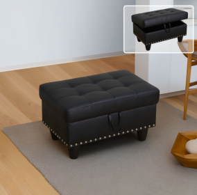 Self-pickup Only--Black Faux Leather Synthetic Leather 3-Piece Sofa Set (Option: F09912  O)