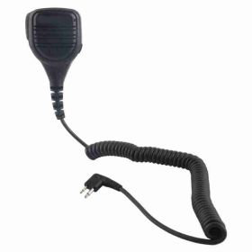 3.5mm Headphone Jack Speaker Mic Talkie Radio Hand Microphone With Steel Belt Clip (Option: Default)