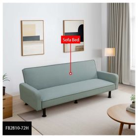 Pickup Only--Lake-Green Calico Living Room Sofabed (Option: FB2810    72H)