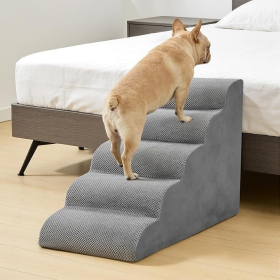Staircase Ramps Designed For Small Dogs And Cats, High-density Foam Curved Pet Steps, Dog Steps (Option: YJ.5)