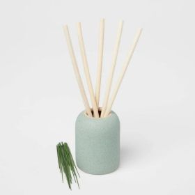 100ml Matte Textured Ceramic Lavender Eucalyptus Diffuser Gray: Home Aromatherapy, No Battery (Option: DuneGrass)