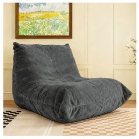 FTMMC-HUISE Ergonomic Bean Bag Chair With 5-Way Body Support (Option: Warm Grey)