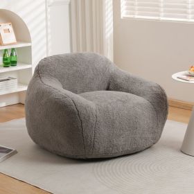 Bean Bag Chair ,Bean Bag Sofa For Adults Comfy Beanbag Giant Bean Bag Chair With Spacious Design Bean Bag Couch With Armrest Large Bean Bag Chair (Option: Light gray)