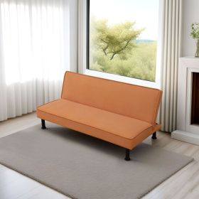 Pickup Only--Orange Calico Room Sofabed (Option: FB2808 64)