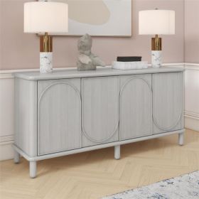 Selena Credenza (Option: Rustic White)