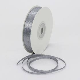 0.3cm Double-sided Ribbon Fashion (Option: Grey-0.3cm)