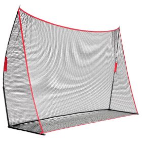 Backyard Golf Net, 10x7-foot Golf Practice Net, With Frame, Home, Garage And Backyard Personal Practice Range (Option: Red)