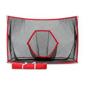 Backyard Golf Net, 10x7-foot Framed Golf Practice Net, Indoor And Outdoor Dual-purpose Sturdy Design (Option: Red)
