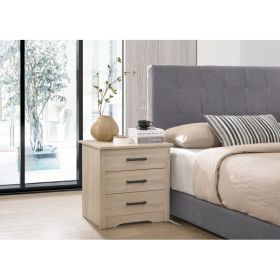 Sandle Wood Contemporary Nightstand (Option: Brown)