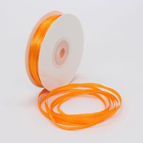 0.3cm Double-sided Ribbon Fashion (Option: Orange-0.3cm)