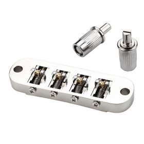 Roller Saddle Bridge Replacement Lightweight 4 String Guitar Bridge For Bass Guitars (Option: Default)