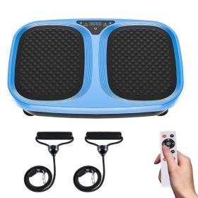 Vibration Plate Fitness Machine - Comprehensive Body Exercise Fitness Platform - Specialized For Home Gyms - Equipment (Option: Blue)