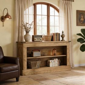 Stylish Sofa Table,Console Table,Entryway Table (Option: Brown)