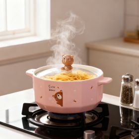 Cartoon Bear Noodles Bowl 850M-Bear (Option: 6926398662337)