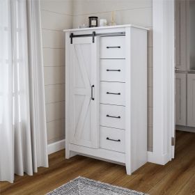 Alton Farmhouse Gentleman's Chest (Option: Oak)