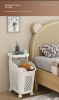 Stitched Laundry Basket Household Dirty Clothes Storage Basket Bathroom Partition Floor to Floor Shelf Narrow