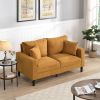 57 " High Resilience Loveseat Sofa, Wooden Frame 2 Seat Sofa, Comfy , Small Space Saving Modern Upholstered Sofa