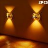 2PCS Bedroom/Living Room Lights, Motion Sensor, Luxurious Style, 60-Day Battery Life, 3 Lighting Modes, Magnetic Installation, Ideal for Stairs