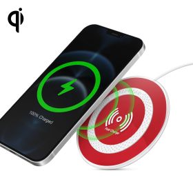 HyperGear ChargePad Pro 15W Wireless Fast Charger (Color: Red)