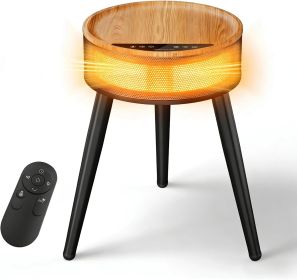 Round Table Space Heater (Option: Black)