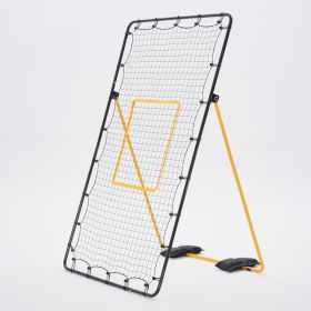 7 Feet By 4 Feet Volleyball Backboard Net - A Multi-sport Rebound Training Equipment With A Travel Bag, Featuring 5 Adjustable Angles (Option: Black Yellow)