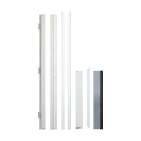 36   X 80 Fiberglass Entry Door Frame,6-9   16 Fiberglass Door Jambs Vinyl Frame,White Right Hand Inswing Door Frame (Option: Default)