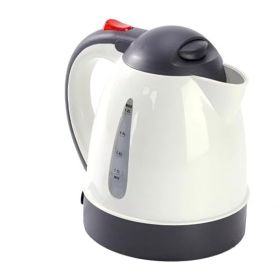 250W Portable Car Electric Kettle Truck Heated Water Tea Coffee Kettle Auto Shut Off For Road Trip 1000ml Beige (Option: Default)