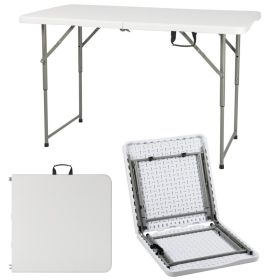 4 FT Folding Camping Table (Option: White)
